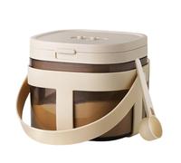 Conservation Des Aliments - Boîte De Stockage Hermétique 800ml Avec Couvercle Scellé - Organisateur de Cuisine Étanche Grande Capacité pour Farine, Pâtes et Céréales