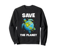 Conservation des Tortues de mer Save The Planet Ocean Art Sweatshirt