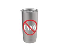 Conservative No Anti Union Non Union Gobelet isotherme en acier inoxydable double paroi