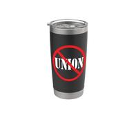 Conservative No Anti Union Non Union Gobelet isotherme en acier inoxydable double paroi