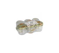 Lot de 6 terrines en verre à vis 500gr FAMILIA WISS C850995