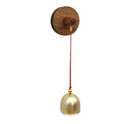 Conserver la Cloche d'entrée de Porte - Timbre décoratif frileur, Timbre Tendre pour l'ouverture de la Porte | Carillón créatif Vent Bois Vintage Single Auto-adhésif pour l'inauguration