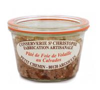 CONSERVERIE ST CHRISTOPHE-Pâté de foie de volaille au Calvados Conserverie St Christophe - 270 g