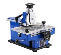 Consfly Machine d'estampage semi-automatique en métal pour estampage d'étiquettes de chien (roue de caractères de 2,5 mm)