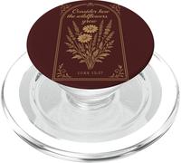 Consider How The Flowers Grow Luke 12:27 Verse biblique PopSockets PopGrip pour MagSafe