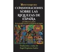 Consideraciones Sobre Las Riquezas De España