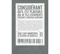 Sur l'art municipal de détruire un bidonville