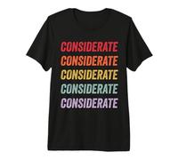 Considération T-Shirt Haut de Gamme