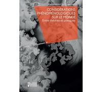 Considérations phénoménologiques sur le monde : Entre théories et pratiques