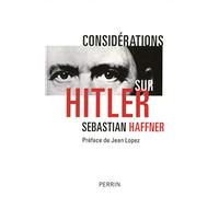 Considérations sur Hitler