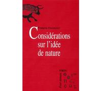 Considérations Sur L'idée De Nature