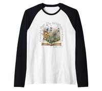 Considérez Comment Les Fleurs Sauvages Poussent Le Verset de la Bible chrétienne Manche Raglan