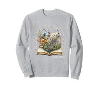 Considérez Comment Les Fleurs Sauvages Poussent Le Verset de la Bible chrétienne Sweatshirt