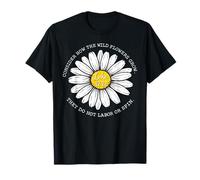 Considérez Comment Les Fleurs Sauvages Poussent Luke 12:27 Christian T-Shirt