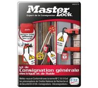 Consignation générale - kit sous blister - français MASTER LOCK