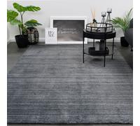 CONSILIO CONCEPT 160 x 230 Tapis salon Anthracite Natura Natur Laine moderne Mélange discret luxe Feng Shui
