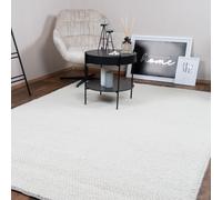 CONSILIO CONCEPT 200 x 290 Tapis Salon Ivoire Laine Wooly moderne Designer Natur Melange discret Matt oux