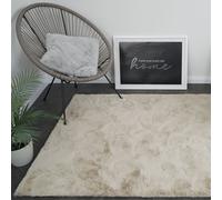 Consilio Concept CLOUD tapis en fourrure 160x230 beige marron tapis supersoft 39 mm hauteur soft doux imitation fourrure de lapin
