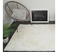 Consilio Concept CLOUD tapis en fourrure 160x230 ivory blanc crème tapis supersoft 39 mm hauteur soft doux fourrure imitation lièvre