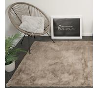 Consilio Concept CLOUD tapis en fourrure 160x230 taupe tapis supersoft 39 mm hauteur soft doux imitation fourrure de lapin