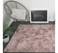 Consilio Concept CLOUD tapis en fourrure 230x340 rose tapis supersoft 39 mm hauteur soft doux imitation fourrure de lapin