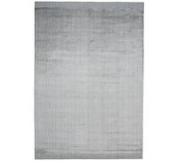 Consilio Concept Tapis de Salon 120 x 170 cm argenté Luxueux Viscose Soie Moderne Doux Doux Luxueux certifié fabriqué en Allemagne Design Manufacture Tapis de Marque Öko-Tex