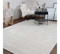 Consilio Concept Tapis de Salon 200 x 290 cm Beige Naturel Moderne en Laine mélangé Discret Feng Shui certifié de Luxe fabriqué en Allemagne Design Manufacture Tapis de Marque Öko-Tex