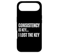 Consistency is Key I Lost The Key Motivation Sarcastique Amusante Coque pour iPhone Air