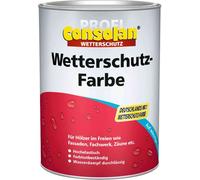 Consolan Profi Wetterschutzfarbe Jaune 0,75L Pro Protection du bois Lasure Protection du bois