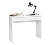 Console 1 Tiroir Design "Kherer" 100cm Blanc