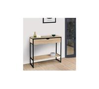 Console 1 tiroir detroit 1 étagère design industriel