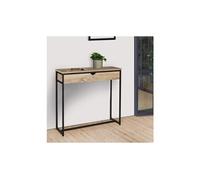 IDMarket - Console 1 tiroir Detroit Design Industriel