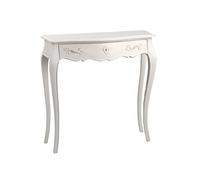 Console 1 tiroir petit modèle Murano - Amadeus - Blanc - Bois Blanc G