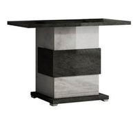 Console 110cm 1 Pied Central Gris Aspect Pierre - HOFFMAN -