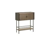 Console 2 Portes en Bois "Toronto" 110cm Naturel