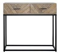 Console 2 Tiroirs en Manguier Massif - MANKO - ALTOBUY Bois G