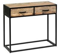 Console 2 Tiroirs en Teck Recyclé et Métal - TANETOA - ALTOBUY Bois G