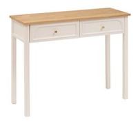 Atmosphera - Console mohea Ivoire 2 tiroirs