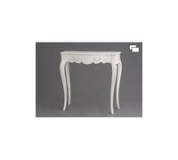 Console Apolline 80x35 Acajou - Amadeus - Blanc - Bois