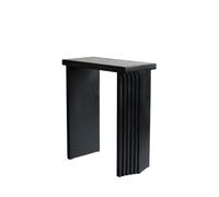Console Arc en Travertin Argent