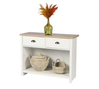 Console avec 1 étagère et 2 tiroirs VIRGINIA