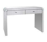 Console avec 2 tiroirs en MDF et miroir - PIKIO