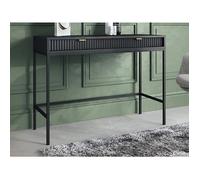 Console avec 2 tiroirs - Noir - LIOUBA de