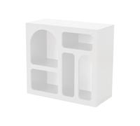 Console avec 5 niches - Blanc - LUELA