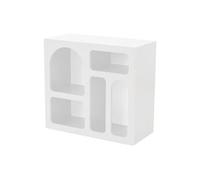 Console avec 5 niches - Blanc - LUELA