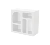 Console avec 5 niches - Blanc - LUELA