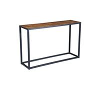 BOSQUE - Console avec Plateau en Bois et Structure en Acier - Altobuy Marron