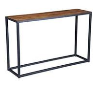 BOSQUE - Console avec Plateau en Bois et Structure en Acier - Altobuy Marron