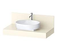 Console Balcoon Duravit rectangulaire, 1 découpe au centre , 1000x550x370mm, BA90570IDID0000, Couleur: Ivoire