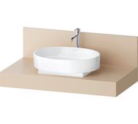Console Balcoon Duravit rectangulaire, 1 découpe au centre , 1000x550x370mm, BA90570IEIE0000, Couleur: Beige sable